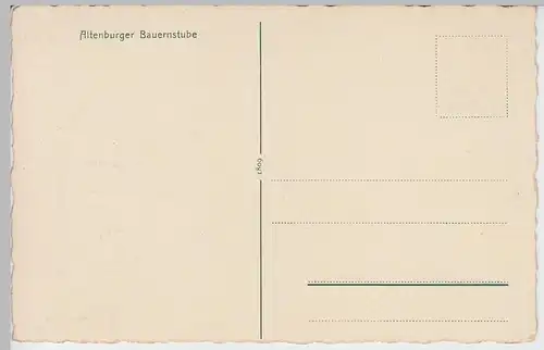 (88708) AK Altenburg, Altenburger Bauernstube, vor 1945