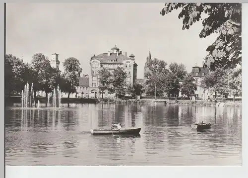 (87062) Foto AK Altenburg, Am großen Teich 1984