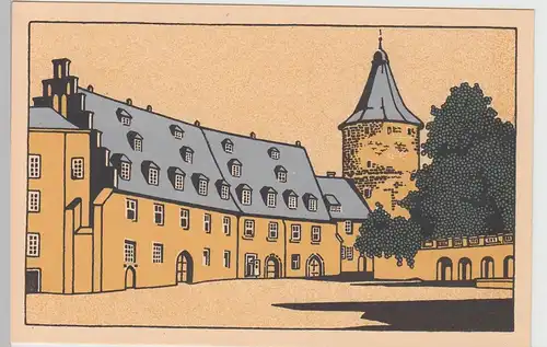 (85708) Künstler AK K. Larisch, Altenburg, Thür., Schloss, Flasche 1943-52