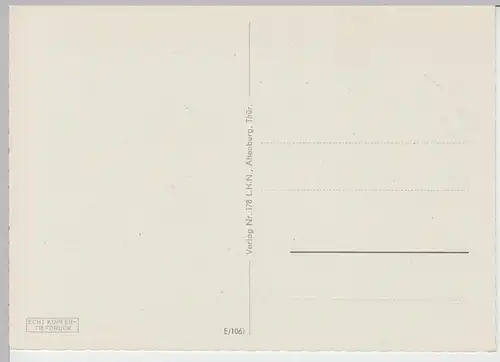 (85666) AK Altenburg, Thür., Großer Teich mit der Insel, vor 1945