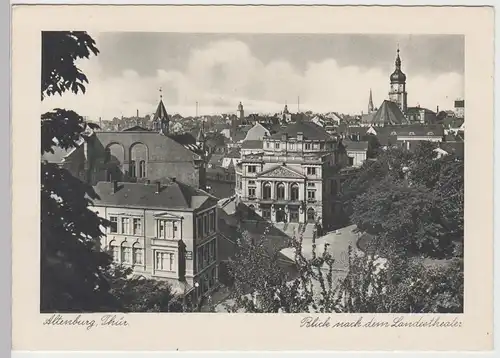 (85661) AK Altenburg, Thür., Landestheater, Bartholomäikirche, vor 1945