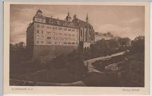 (79211) AK Altenburg, Thür., Schloss, bis 1920