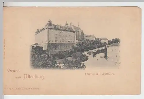 (18593) AK Gruß aus Altenburg, Schloss, vor 1905