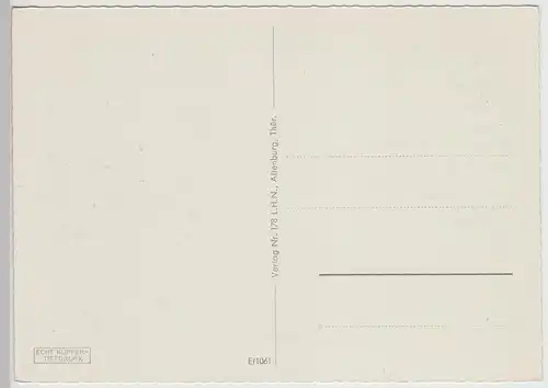 (115974) AK Altenburg i.Th., Großer Teich mit Insel 1930/40er