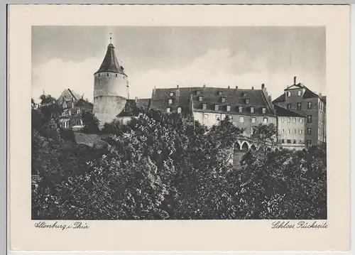 (115973) AK Altenburg i.Th., Schloss Rückseite 1930/40er