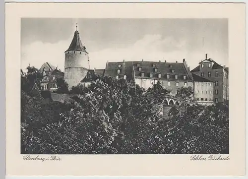 (115972) AK Altenburg i.Th., Schloss Rückseite 1930/40er
