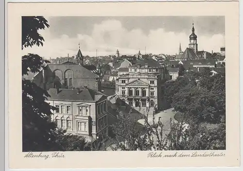 (115970) AK Altenburg i.Th., Blick nach dem Landestheater 1930/40er