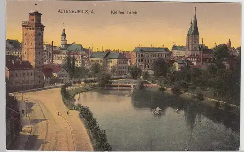 (113757) AK Altenburg, Thüringen, Kleiner Teich, Rote Spitzen, Kunst, bis 1919