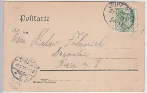 (113144) AK Altenburg S.A., Schloss, Bauerntracht 1905