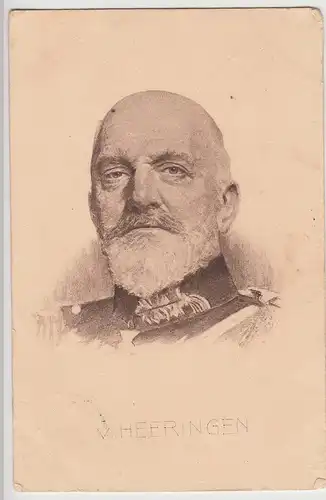(114723) AK Porträt Josias von Heeringen 1915