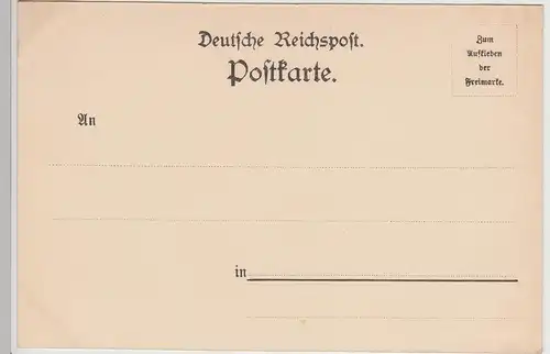 (114633) AK Otto von Bismarck, Zeichnung v. C.W. Allers vor 1905