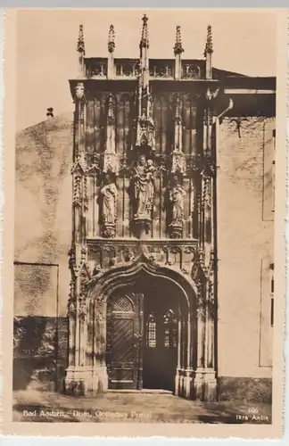 (11791) Foto AK Aachen, Dom, gotisches Portal, um 1930