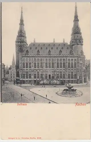 (31243) AK Aachen, Rathaus, vor 1905