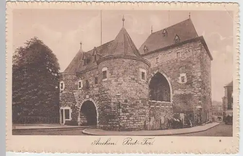 (61732) AK Aachen, Pont Tor, vor 1945