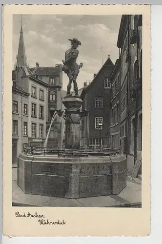 (70499) AK Bad Aachen, Hühnerdieb, 1936