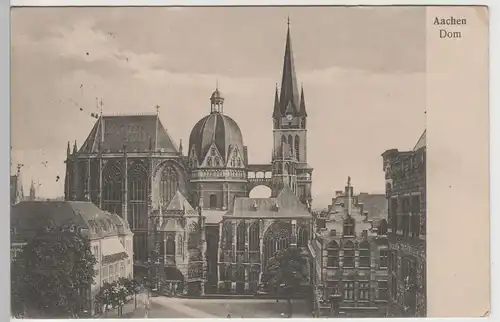 (71063) AK Aachen, Dom 1915