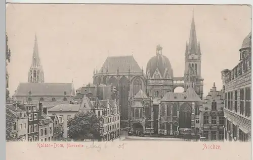 (79655) AK Aachen, Kaiser-Dom Nordseite, 1905