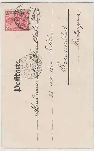 (83982) AK Aachen, Rathaus, Vorderansicht 1902