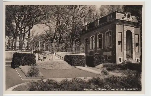 (90005) Foto AK Aachen, Couven-Pavillon a.d. Lousberg, vor 1945
