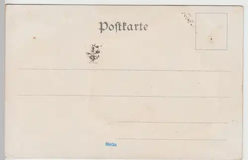 (90014) AK Aachen, Polytechnikum, Blatt-Dekor, bis 1905