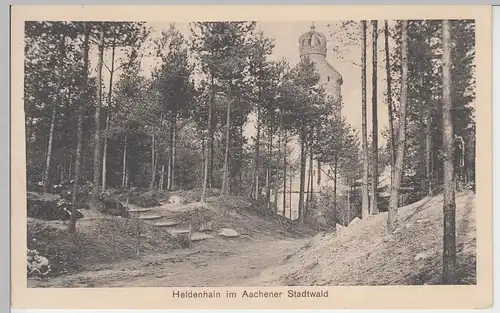 (90030) AK Aachen, Heldenhain im Aachener Stadtwald, 1916
