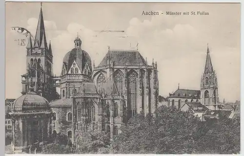 (91334) AK Aachen, Dom, St. Foillan 1915