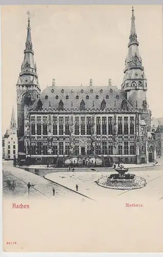 (96169) AK Aachen, Rathaus, bis 1905