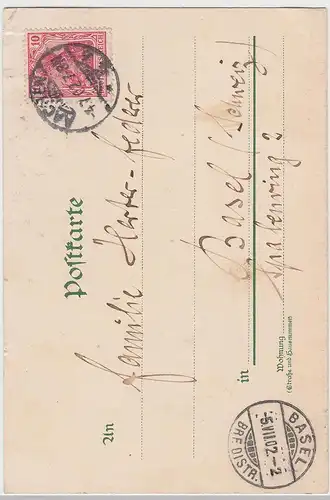 (96172) Künstler AK Aachen, Rathaus 1902