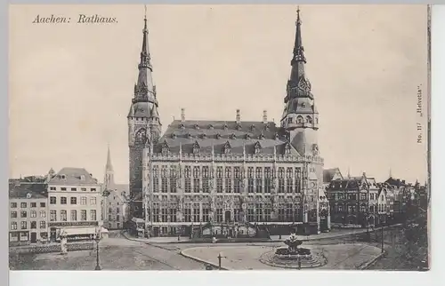 (101543) AK Aachen, Rathaus, um 1910