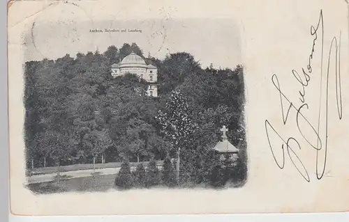 (104099) AK Aachen, Belvedere und Lousberg, 1902