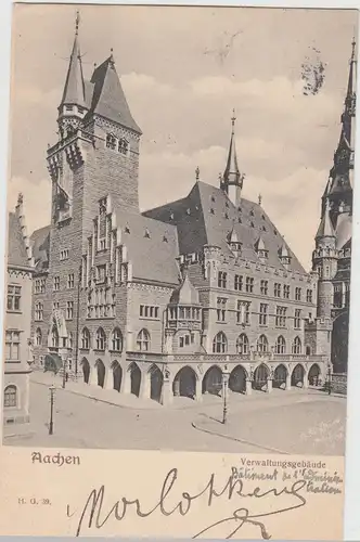 (113570) AK Aachen, Verwaltungsgebäude 1905