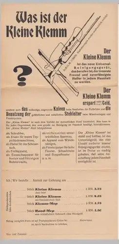 (D46) Werbepostkarte - Der kleine Klemm Weimar