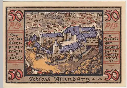 (D270) Notgeld der Stadt Altenburg (Thür), 50 Pf., 1921