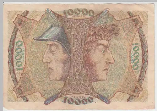 (D281) Banknote Infla d. Badischen Bank, 10.000 Mark, April 1923