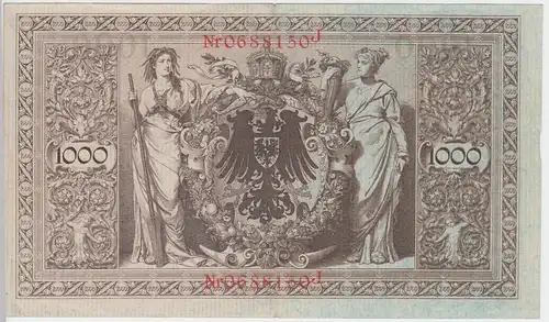 (D290) Reichsbanknote, 1.000 Mark, Berlin April 1910
