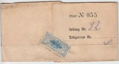 (D313) Telegramm Böhlitz-Ehrenberg 1912