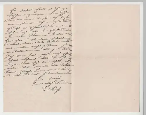 (D466) Brief aus Gummersbach 1894, 2 Seiten