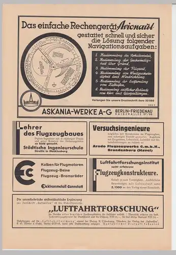 (D501) original Werbeanzeigen Gotha Go 145, Messer & Co. GmbH 1936
