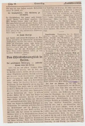 (D530) Zeitungsartikel Wien "Zeppelin Z.R. III in Amerika", 15.01.1925