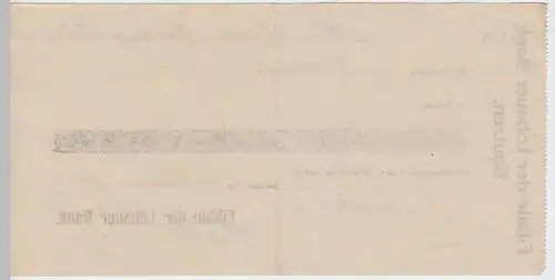 (D577) Quittung der Filiale der Löbauer Bank, Bautzen 1918