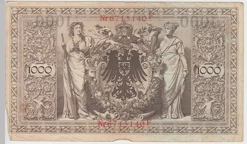 (D698) Reichsbanknote 1000 Mark, Berlin 1910