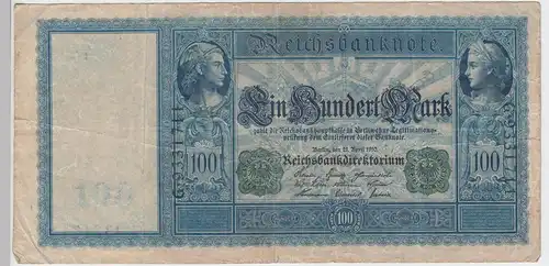 (D700) Reichsbanknote 100 Mark, Berlin 1910