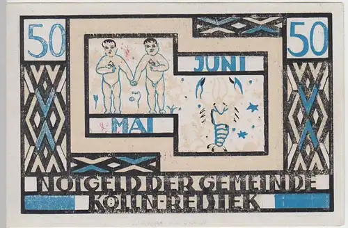 (D768) Notgeld der Gemeinde Kölln-Reisiek, 50 Pfennig 1921