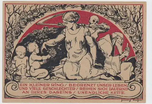 (D791) Notgeld der Stadt Weimar, 50 Pfennig 1921, Motiv 3