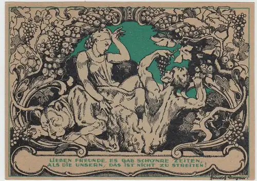 (D794) Notgeld der Stadt Weimar, 50 Pfennig 1921, Motiv 6