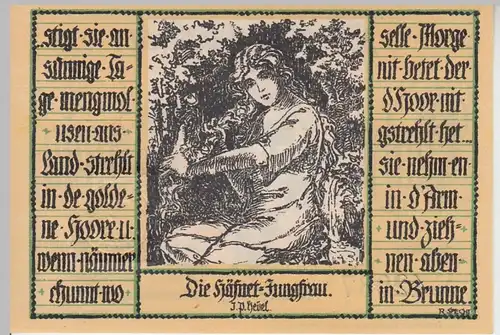 (D810) Notgeld der Stadt Schopfheim, 50 Pfennig 1921, Motiv 2