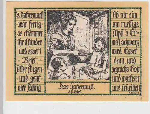 (D814) Notgeld der Stadt Schopfheim, 50 Pfennig 1921, Motiv 6