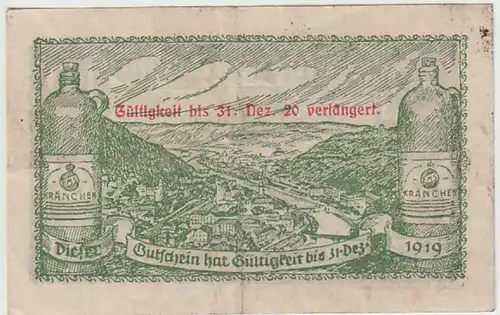 (D840) Notgeld der Stadt Bad Ems, 10 Pfennig 1919
