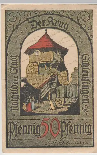 (D843) Notgeld der Stadt Schleusingen, 50 Pfennig