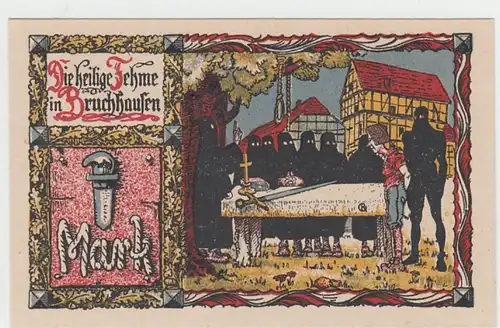 (D865) Notgeld der Stadt Bruchhausen (Höxter), 1 Mark 1921